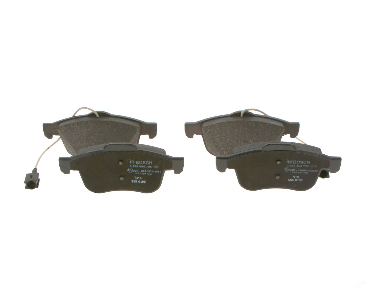 Тормозные колодки Bosch 0986494795