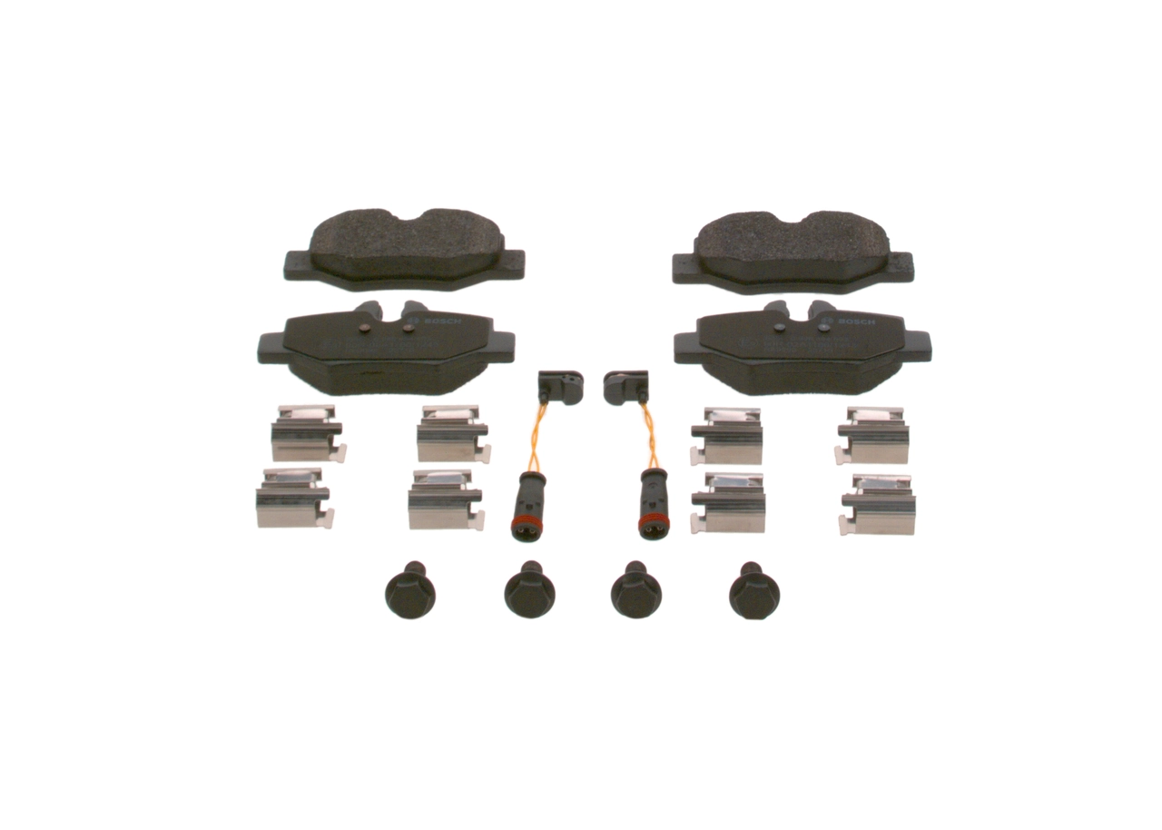 Купить 0986494603 Bosch Колодки тормозные задние, дисковые