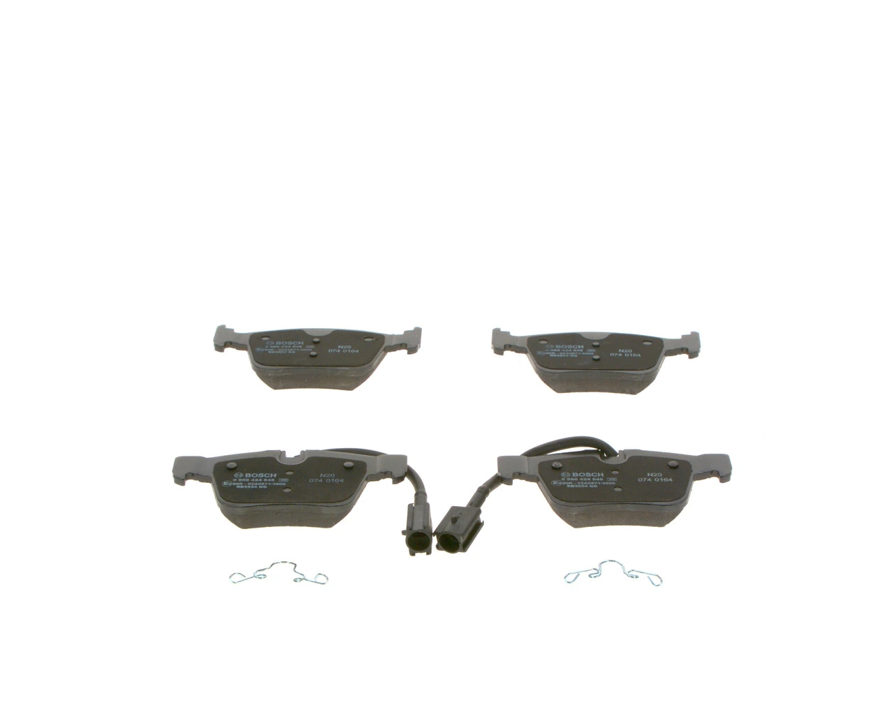 0986424848 Bosch Колодки тормозные дисковые комплект