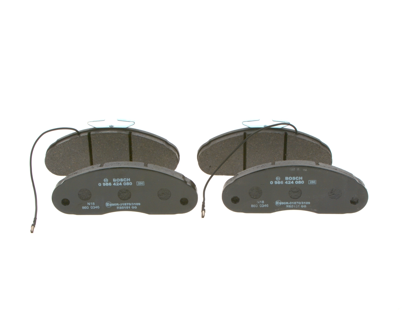 Тормозные колодки Bosch 0986424080