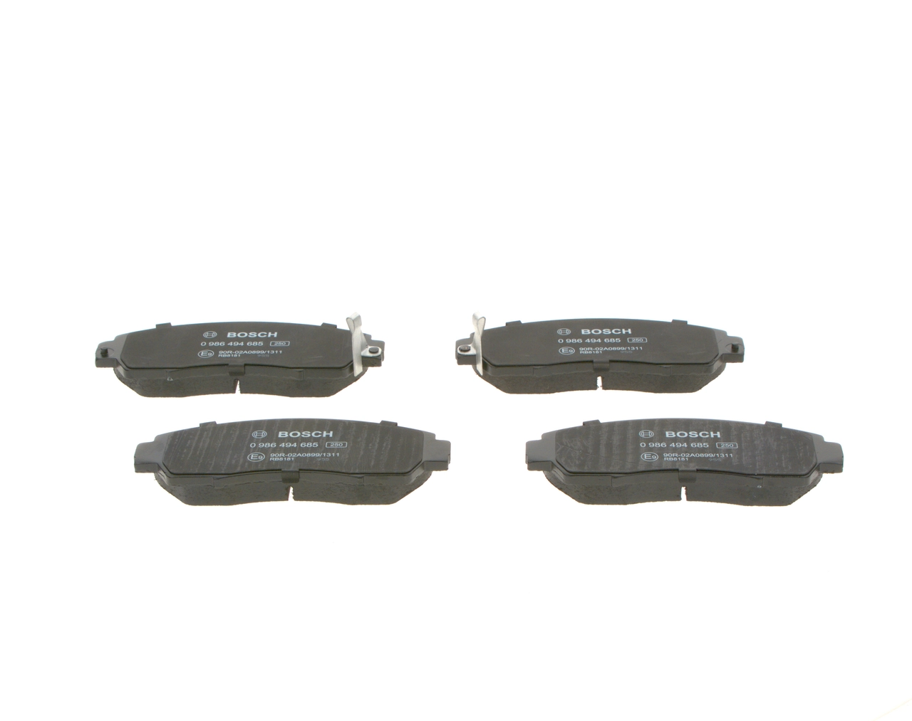 Передние тормозные колодки 0986494685 Bosch