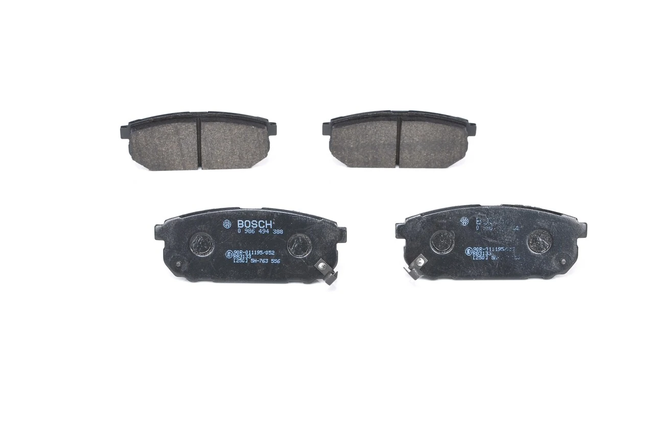 Купить 0986494388 Bosch Колодки тормозные задние, дисковые