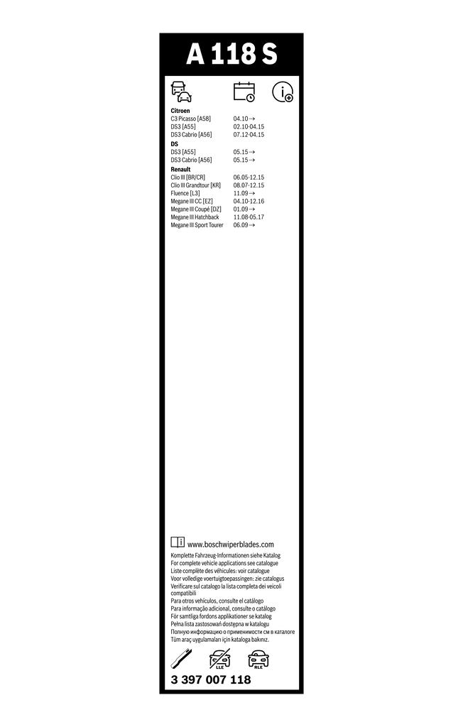  Bosch 3397007118 цена, от 27.68 USD