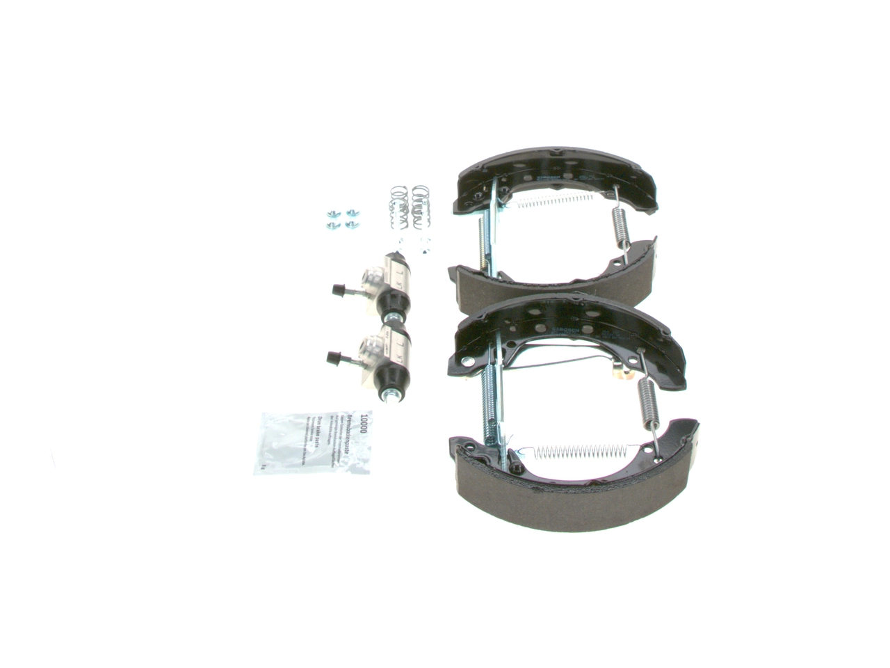 Купить 0204114547 Bosch Задние барабанные тормозные колодки