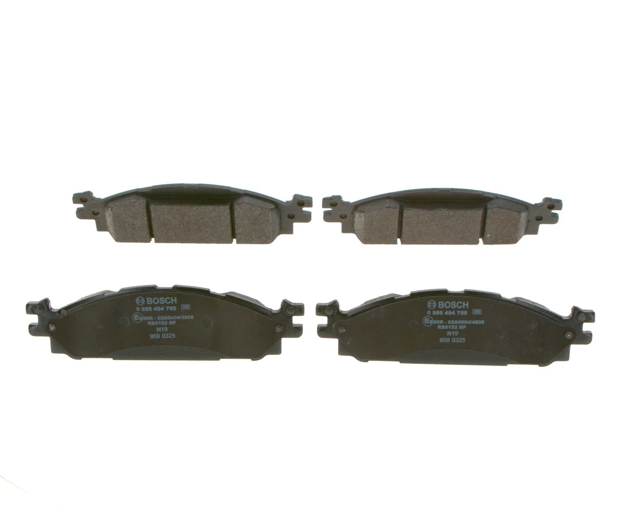 Тормозные колодки Bosch 0986494758
