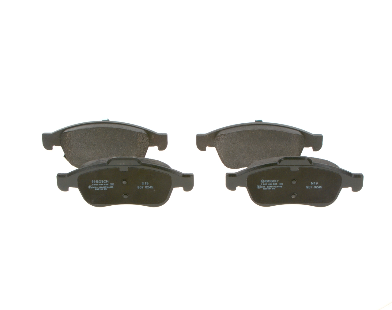Тормозные колодки Bosch 0986494826