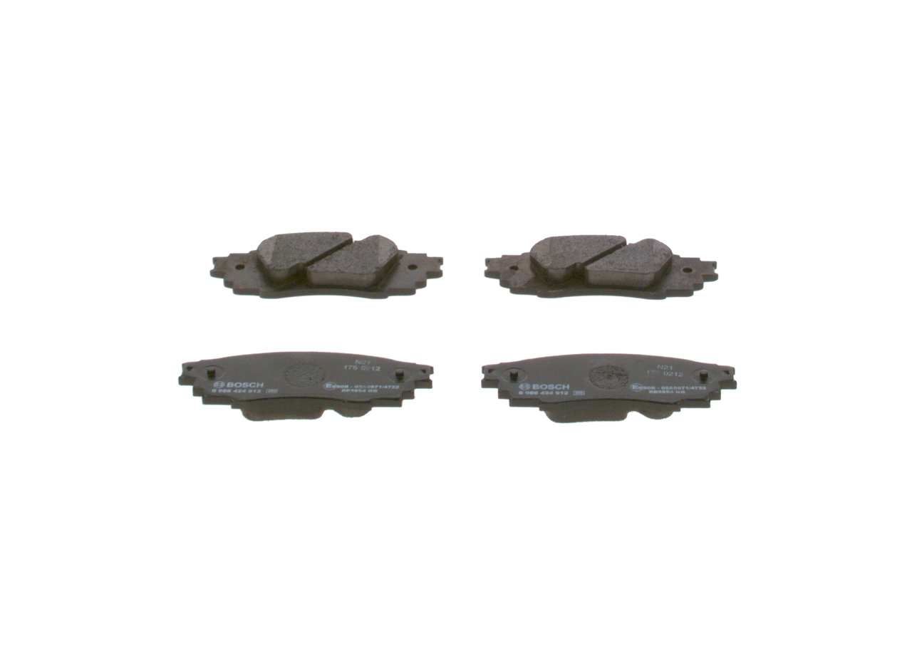 Колодки дисковые  Bosch 0986424912 цена, от 25.64 USD