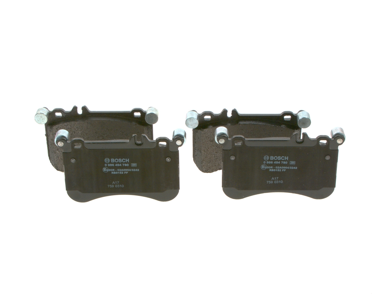 Купить 0986494780 Bosch Колодки тормозные