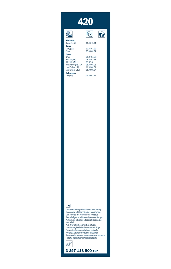 Limpa-pára-brisas do pára-brisas, kit de 2 un. Mazda 323 preço, a partir de 9,35 USD