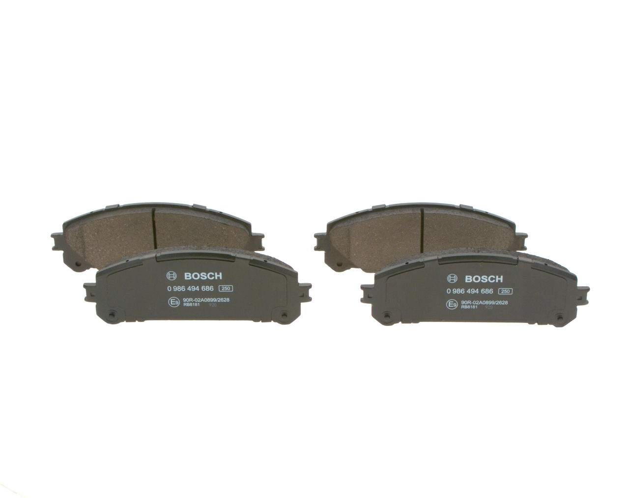 Купить 0986494686 Bosch Колодки тормозные