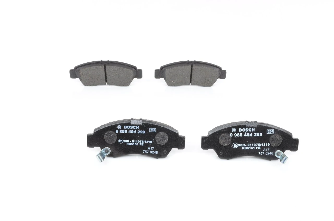 Купить 0986494299 Bosch Колодки тормозные