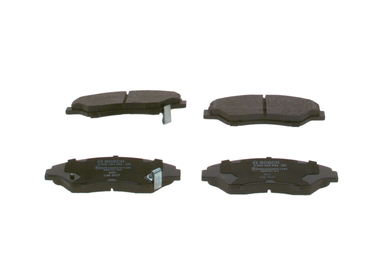 Купить 0986424696 Bosch Колодки тормозные