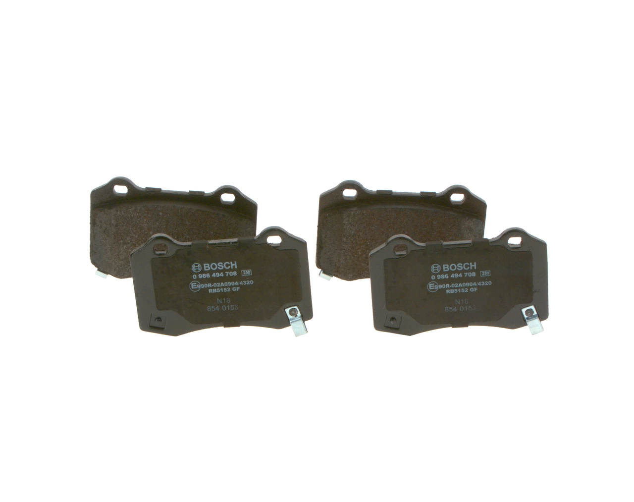 Колодки дисковые  Bosch 0986494708 цена, от 50.13 USD