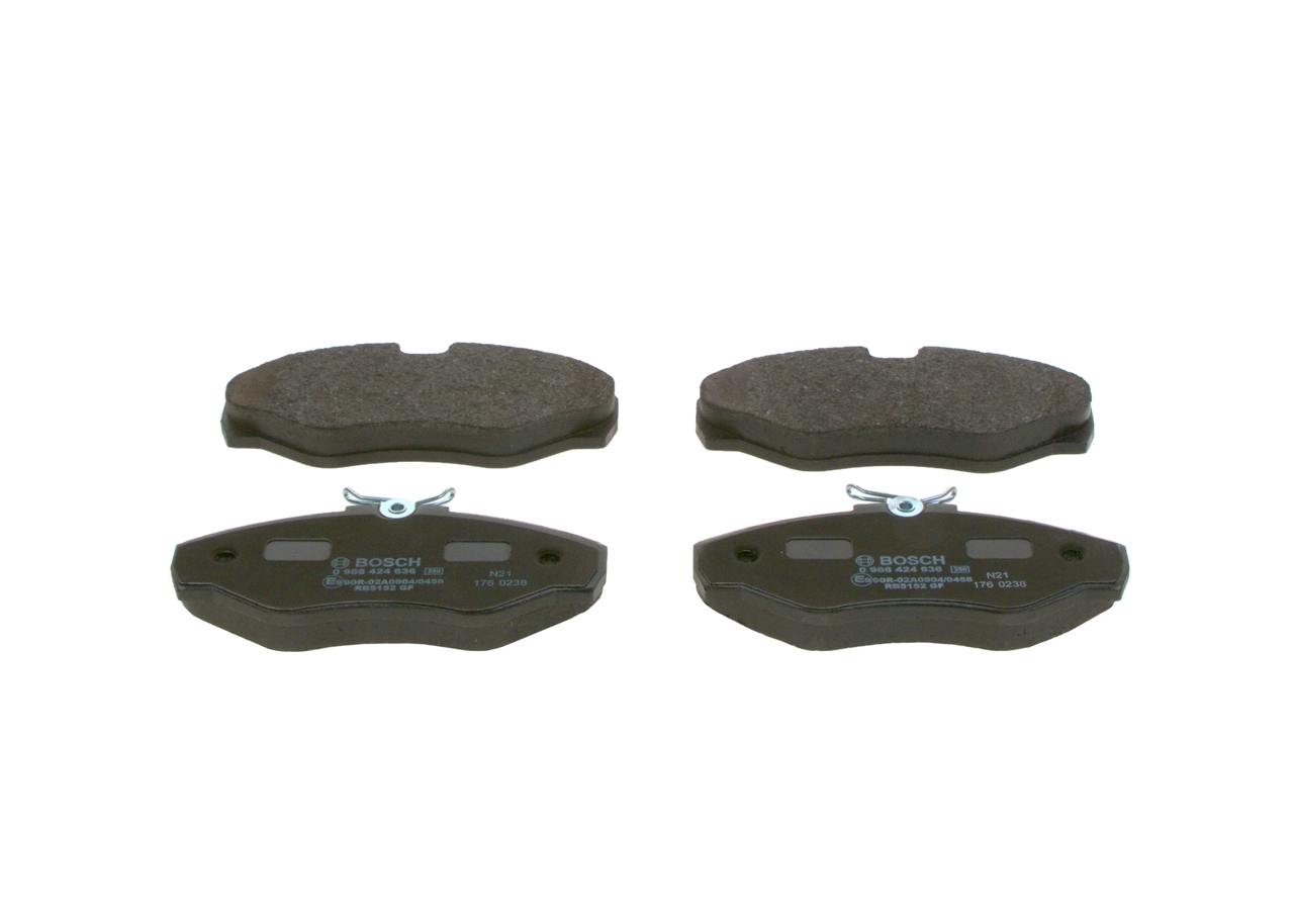 0986424636 Bosch Колодки передние