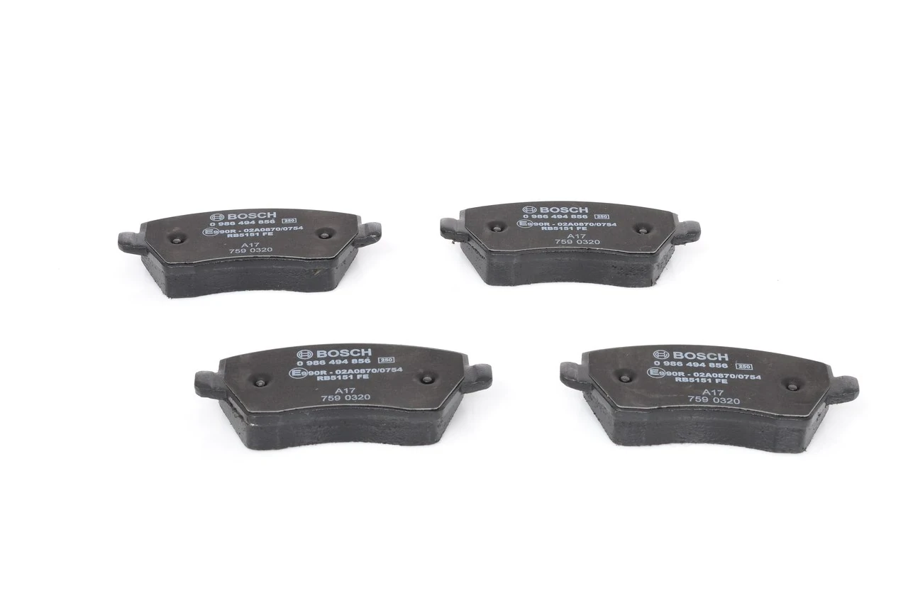 Купить 0986494856 Bosch Колодки тормозные