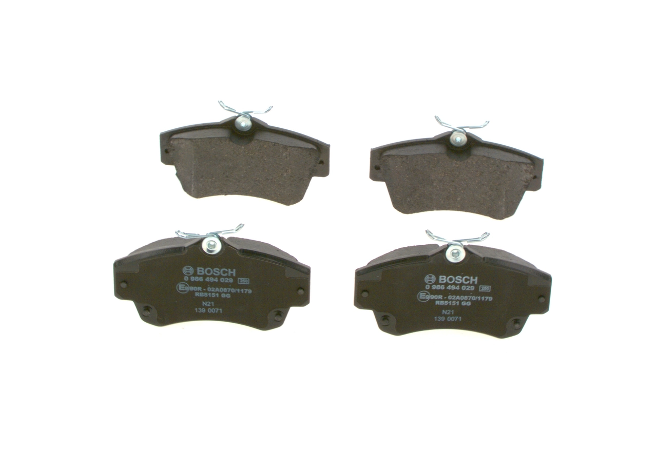 Колодки Bosch 0986494029 цена, от 43.38 USD