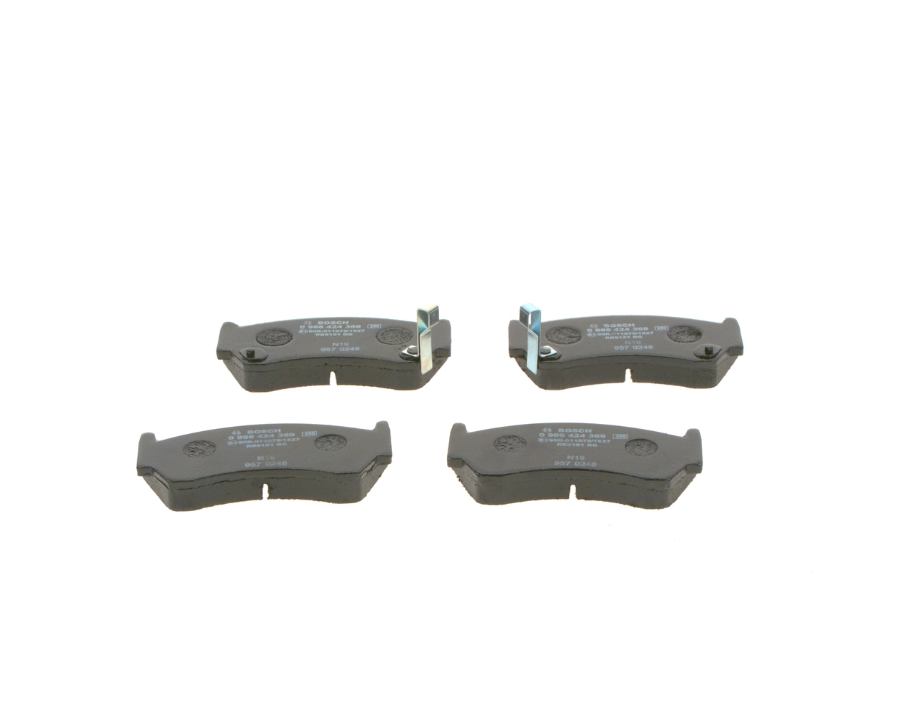 Тормозные колодки Bosch 0986424369