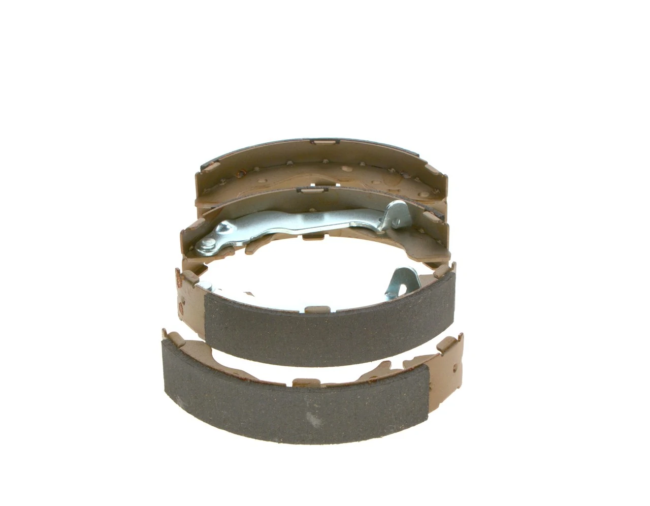 Купить 0986487673 Bosch Задние барабанные тормозные колодки