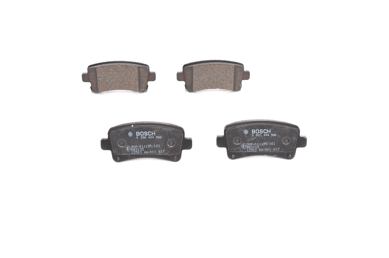 Купить 0986494586 Bosch Колодки тормозные задние, дисковые