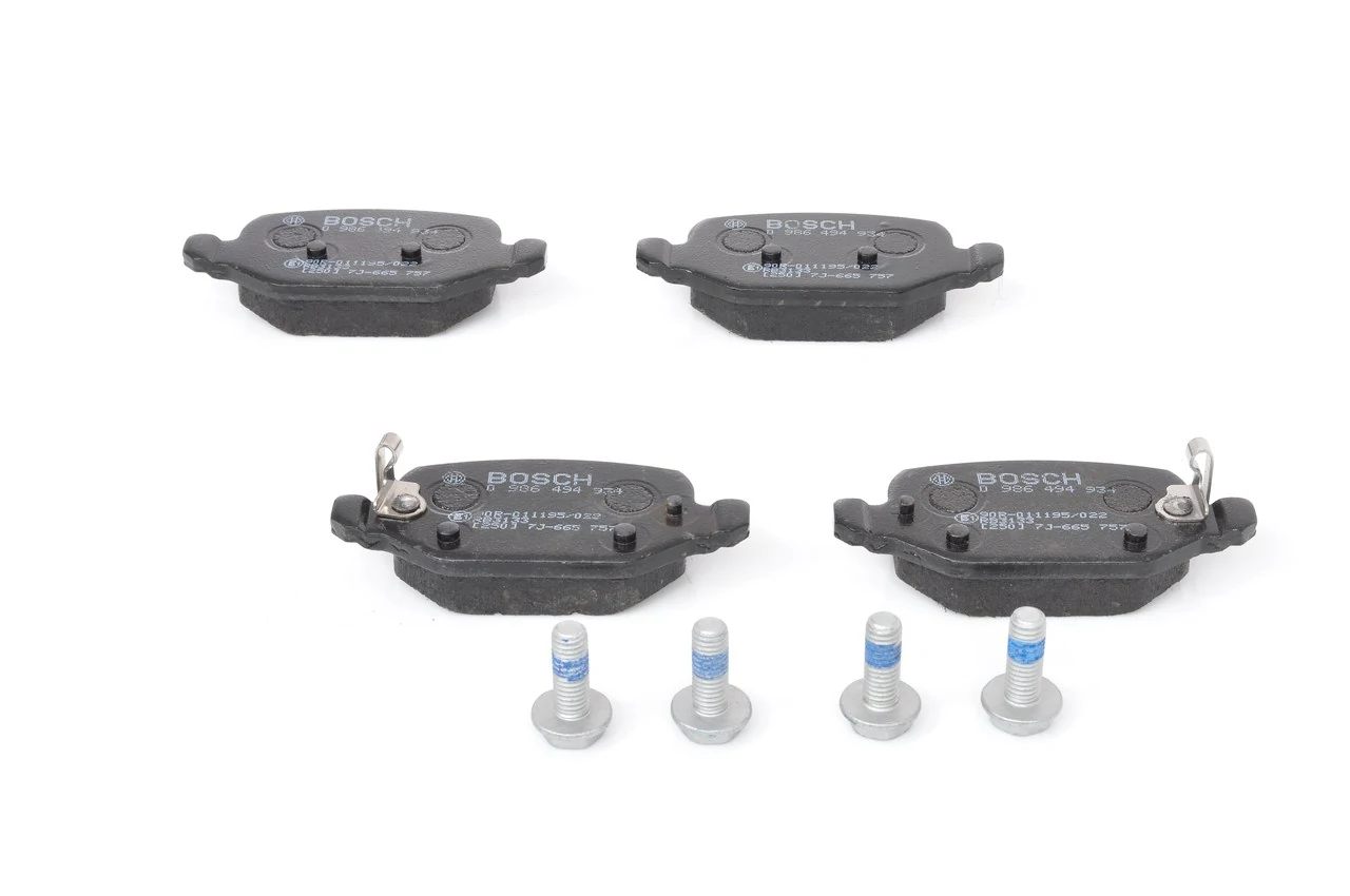 0986494934 Bosch Колодки тормозные дисковые комплект