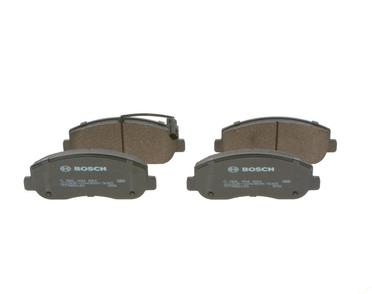 Купить 0986494894 Bosch Колодки тормозные