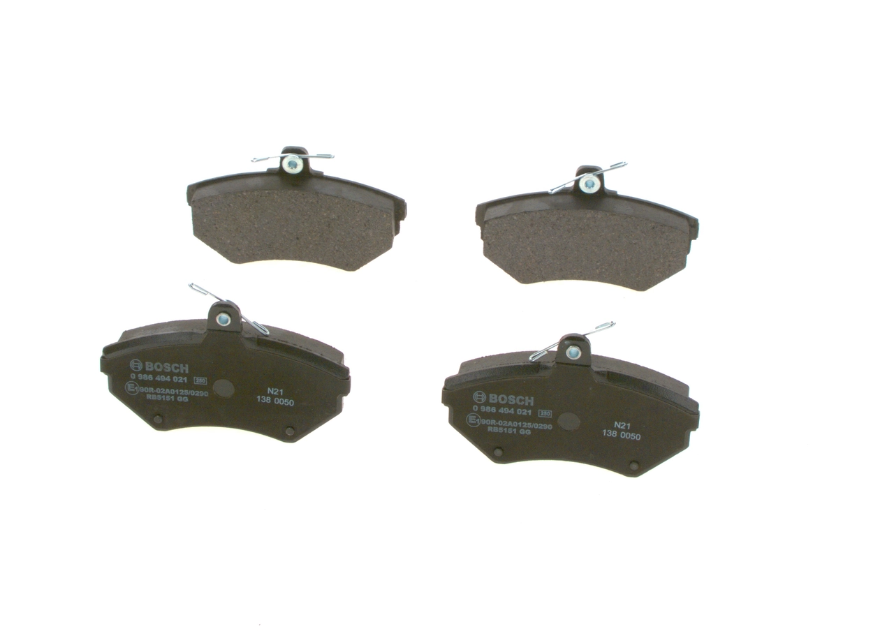 Купить 0986494021 Bosch Колодки тормозные