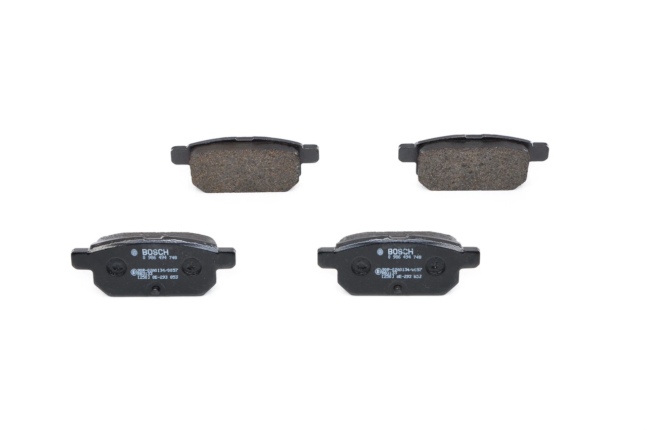 Задние тормозные колодки 0986494748 Bosch