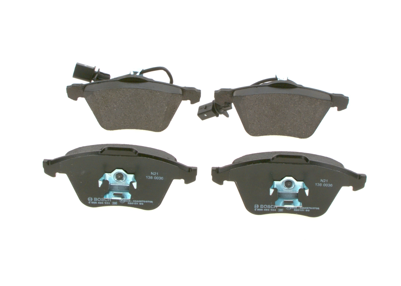 0986494104 Bosch Колодки передние