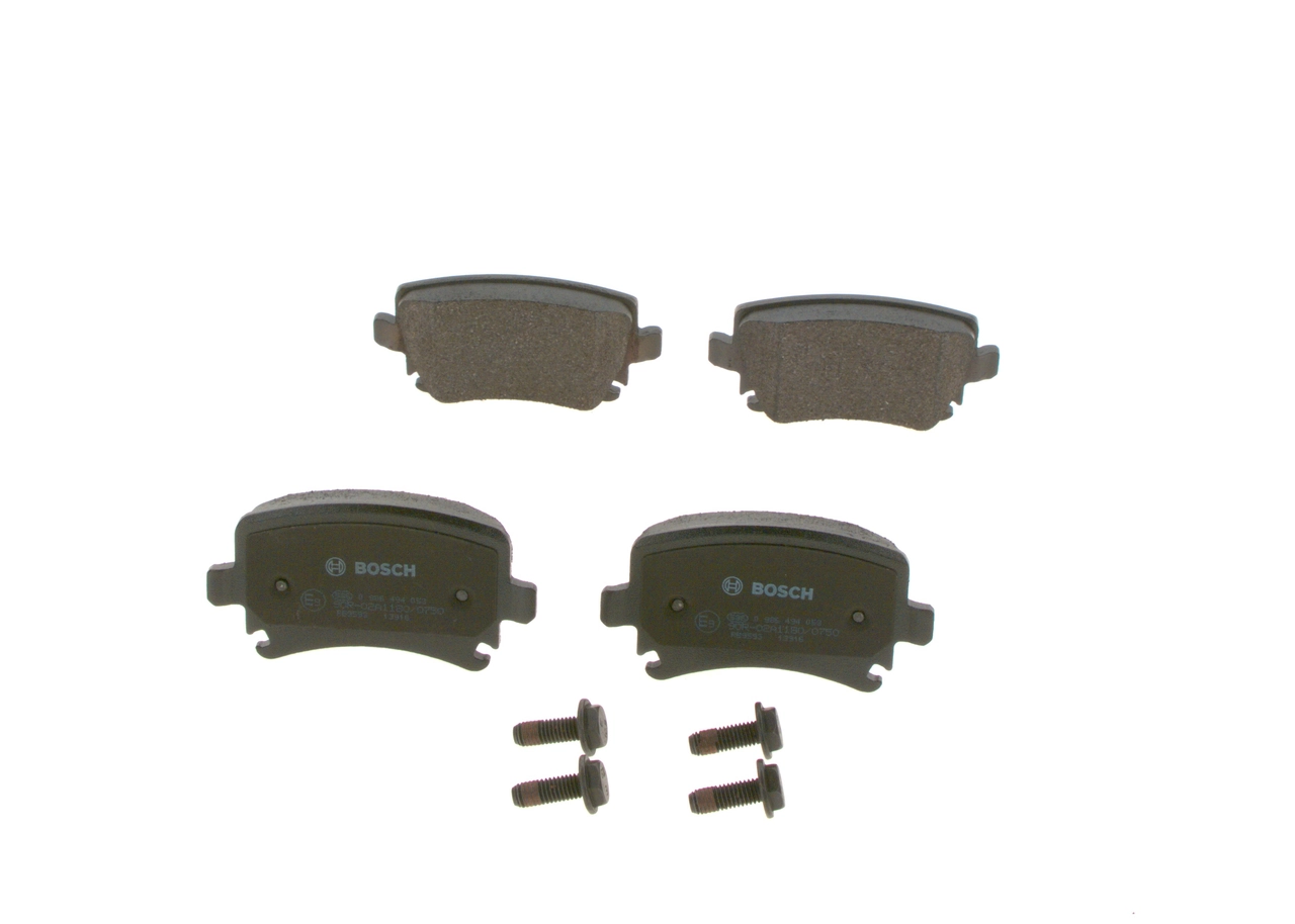 Колодки дисковые  Bosch 0986494053 цена, от 28.29 USD