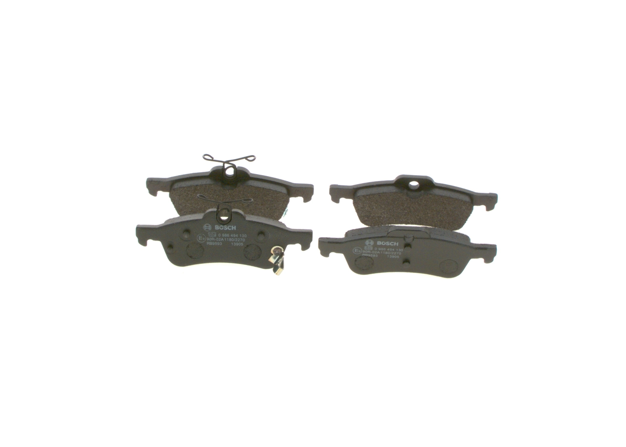 Купить 0986494130 Bosch Колодки тормозные задние, дисковые