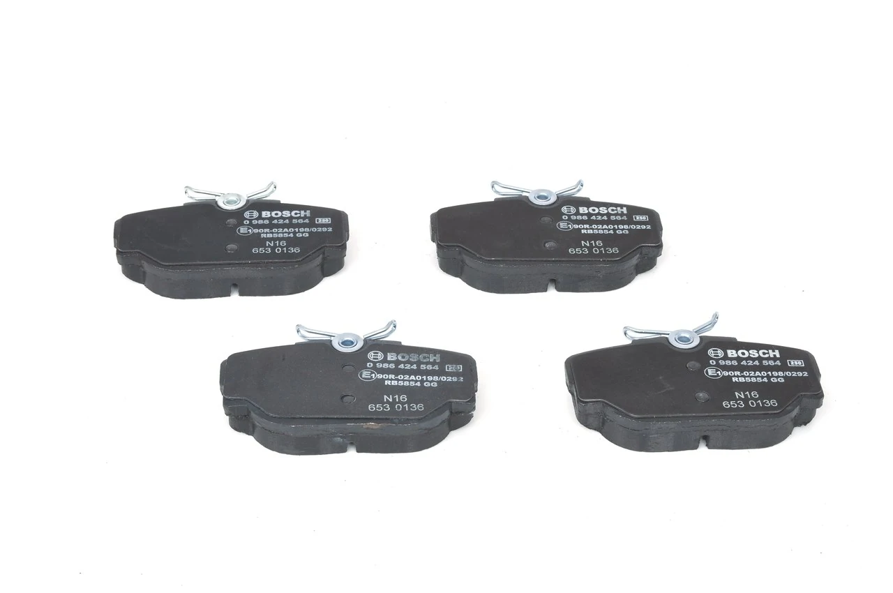 Купить 0986424564 Bosch Колодки тормозные задние, дисковые
