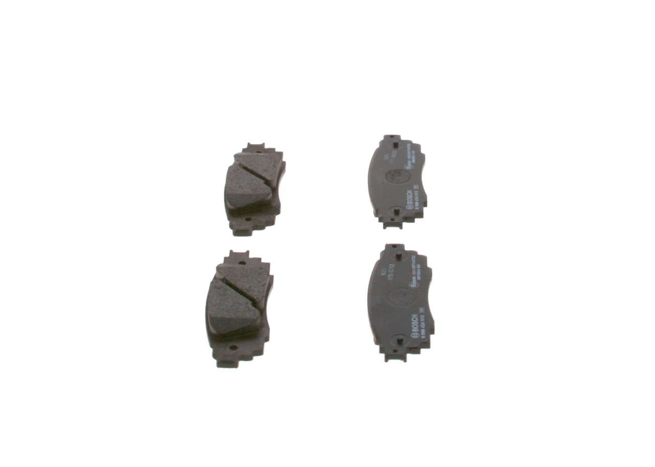 Купить 0986424912 Bosch Колодки тормозные задние, дисковые