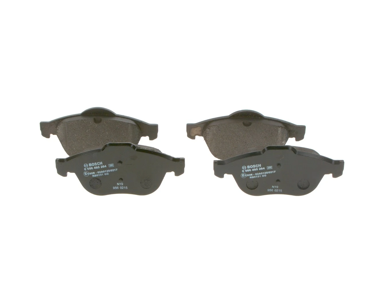 Передние тормозные колодки 0986495264 Bosch