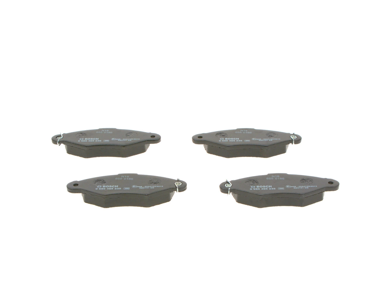 Тормозные колодки Bosch 0986495235