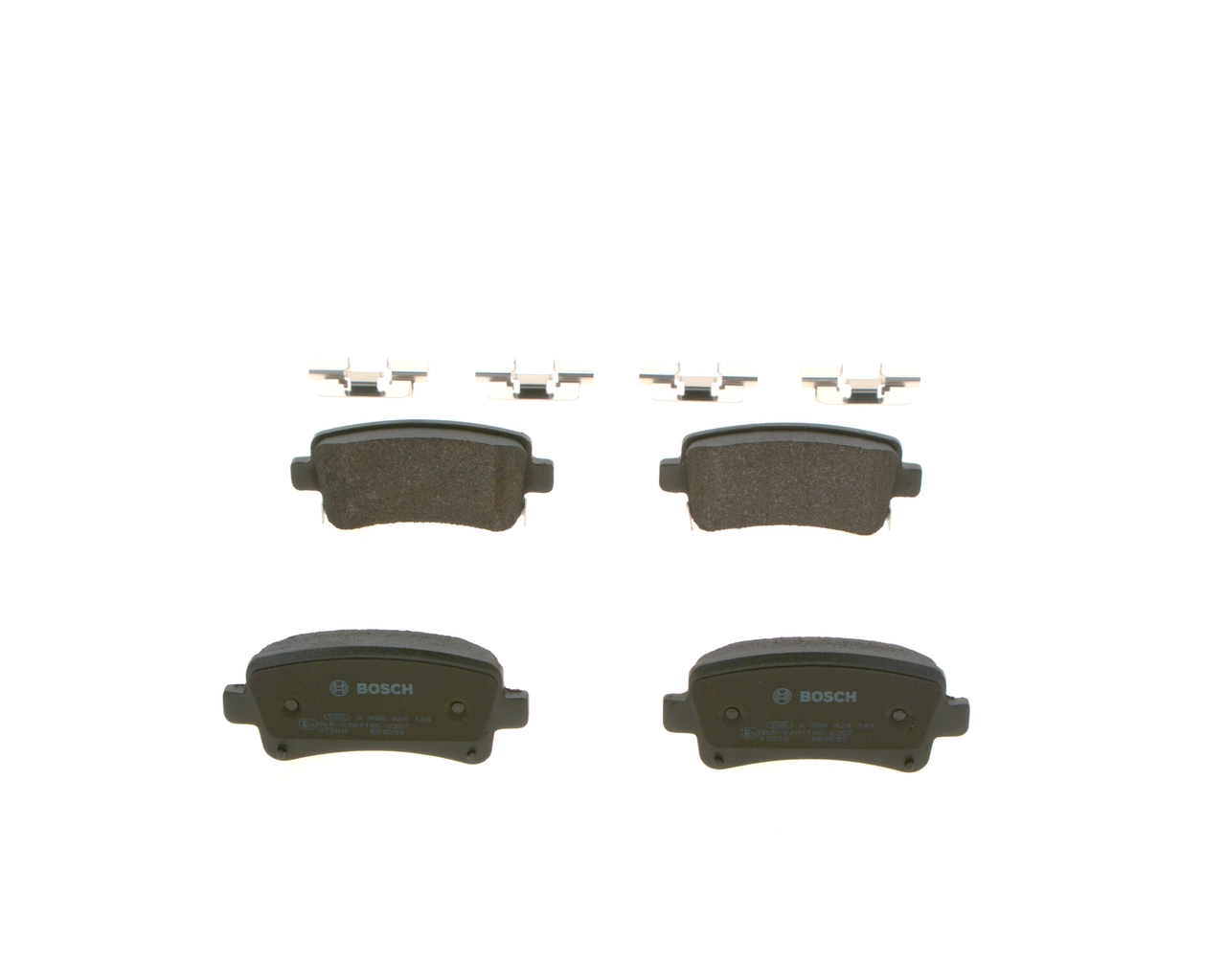 Задние тормозные колодки 0986424124 Bosch