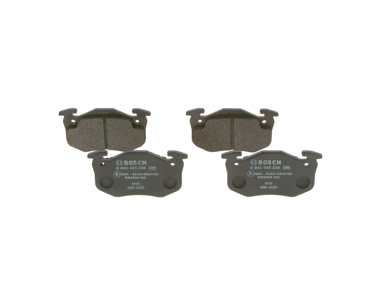 0986495236 Bosch Колодки тормозные дисковые комплект