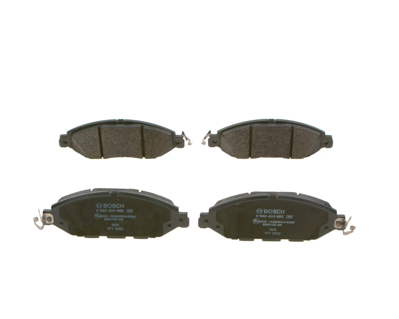 Купить 0986424682 Bosch Колодки тормозные