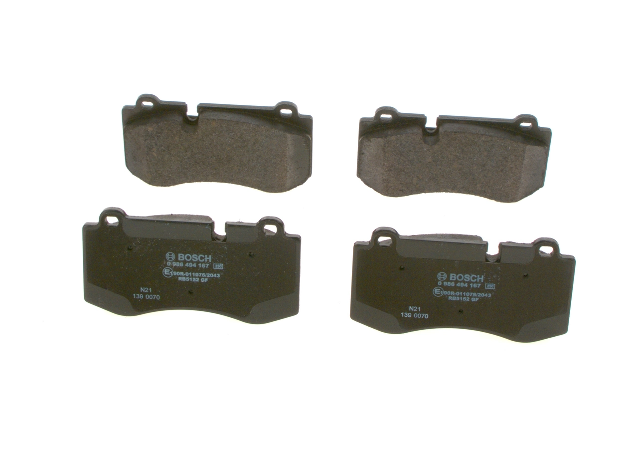 0986494167 Bosch Колодки передние