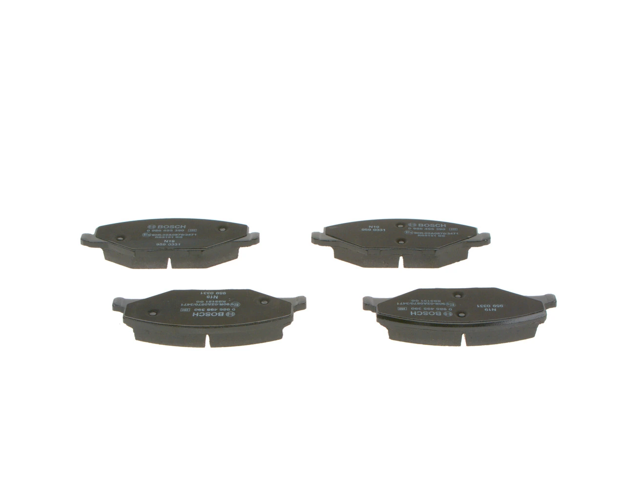 Тормозные колодки Bosch 0986495390