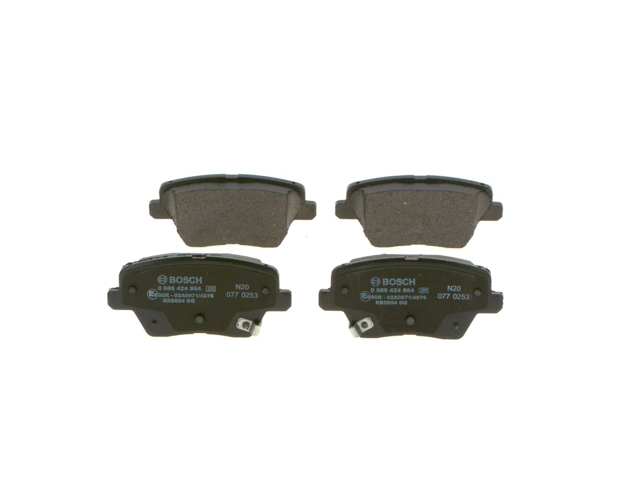 Колодки дисковые  Bosch 0986424864 цена, от 33.80 USD