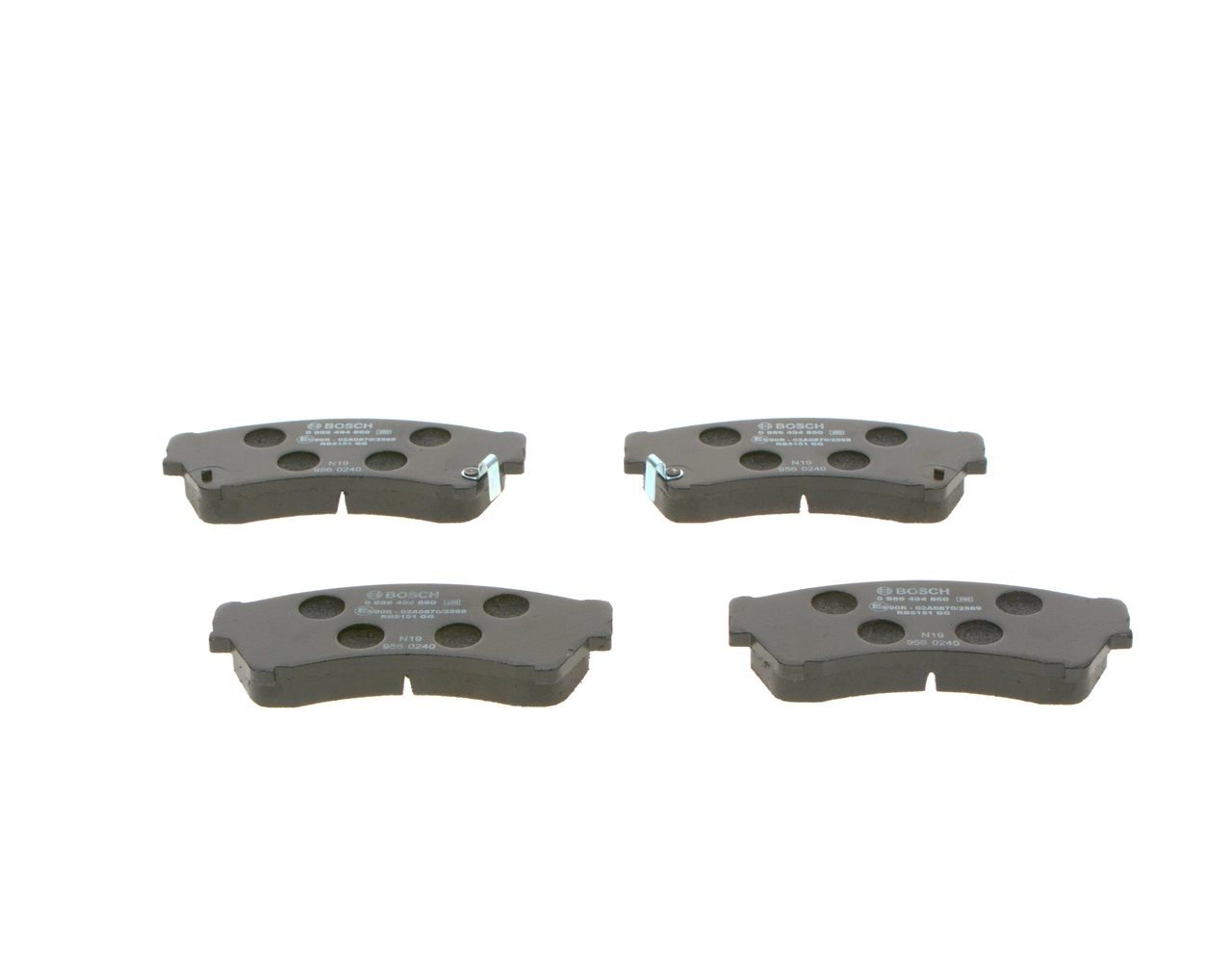 Тормозные колодки Bosch 0986494860