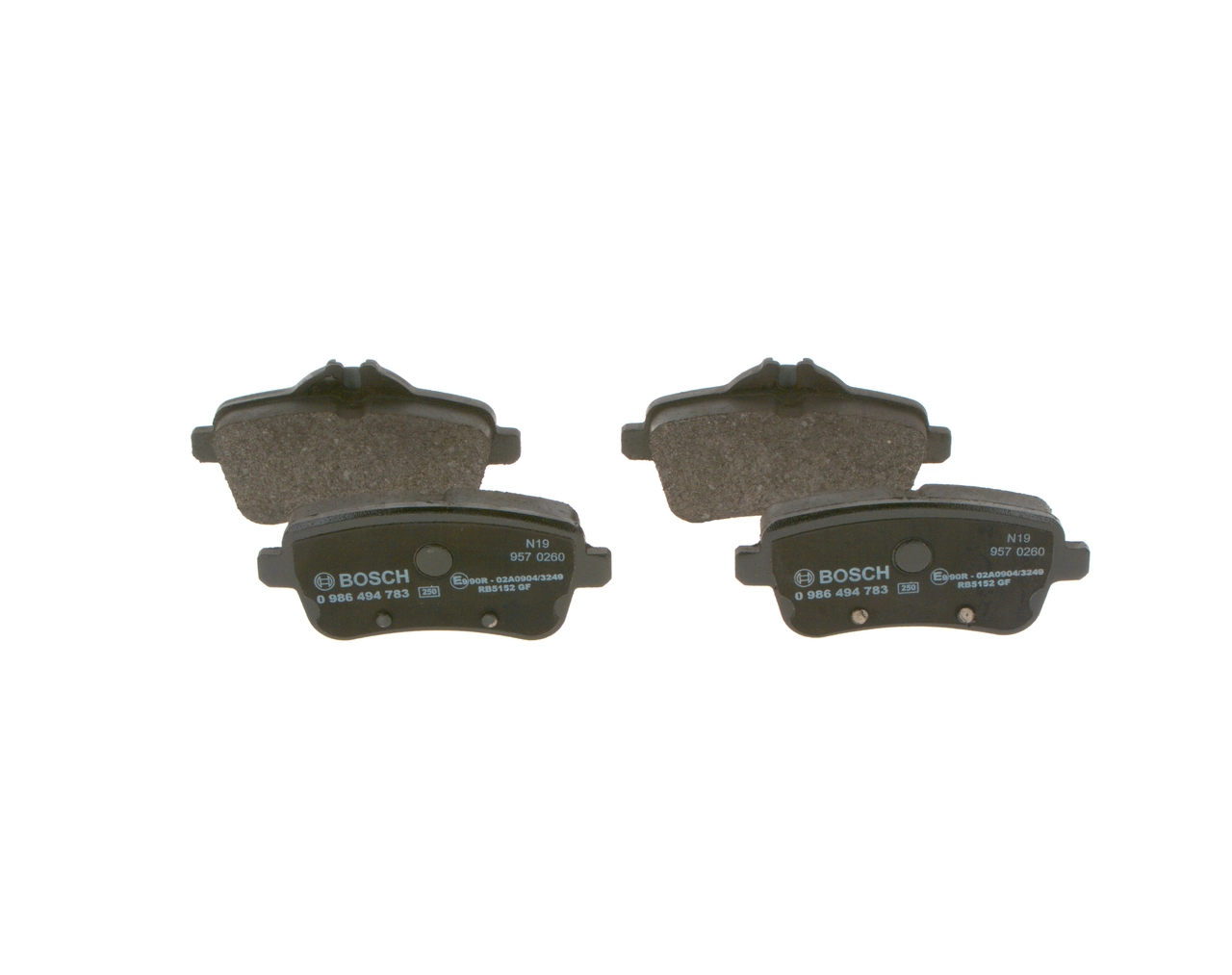 Колодки дисковые  Bosch 0986494783 цена, от 34.69 USD