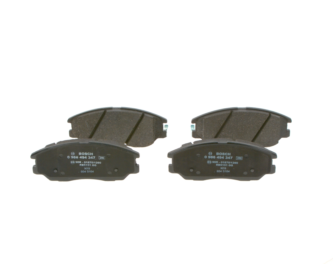 Тормозные колодки Bosch 0986494347