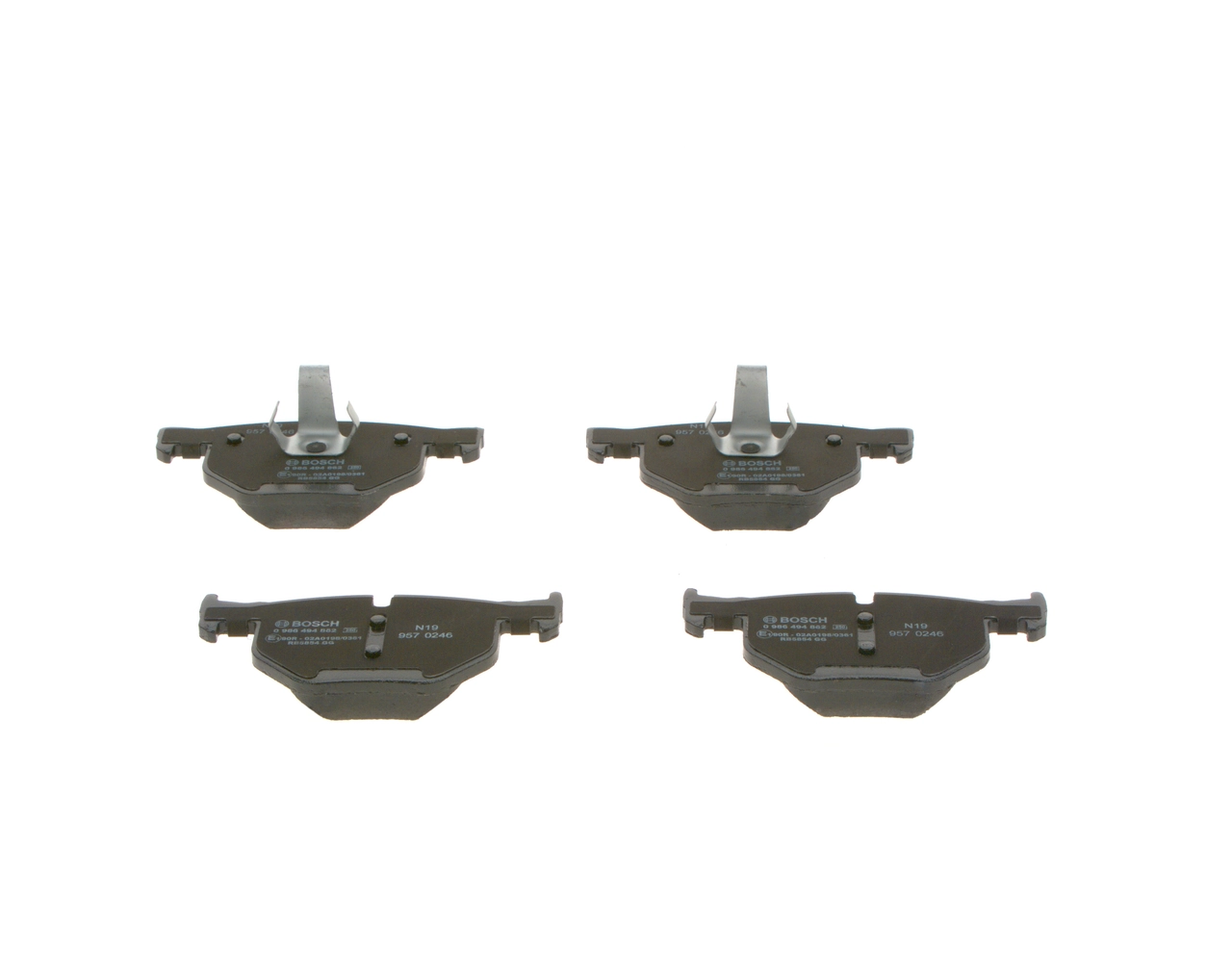 0986494862 Bosch Колодки тормозные дисковые комплект