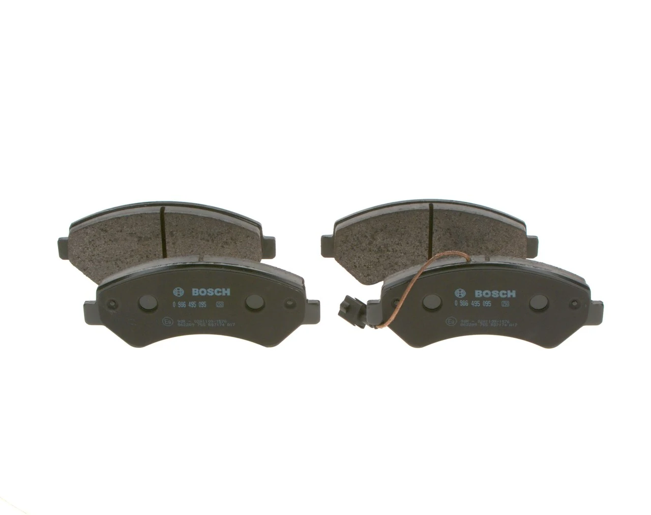 Передние тормозные колодки 0986495095 Bosch