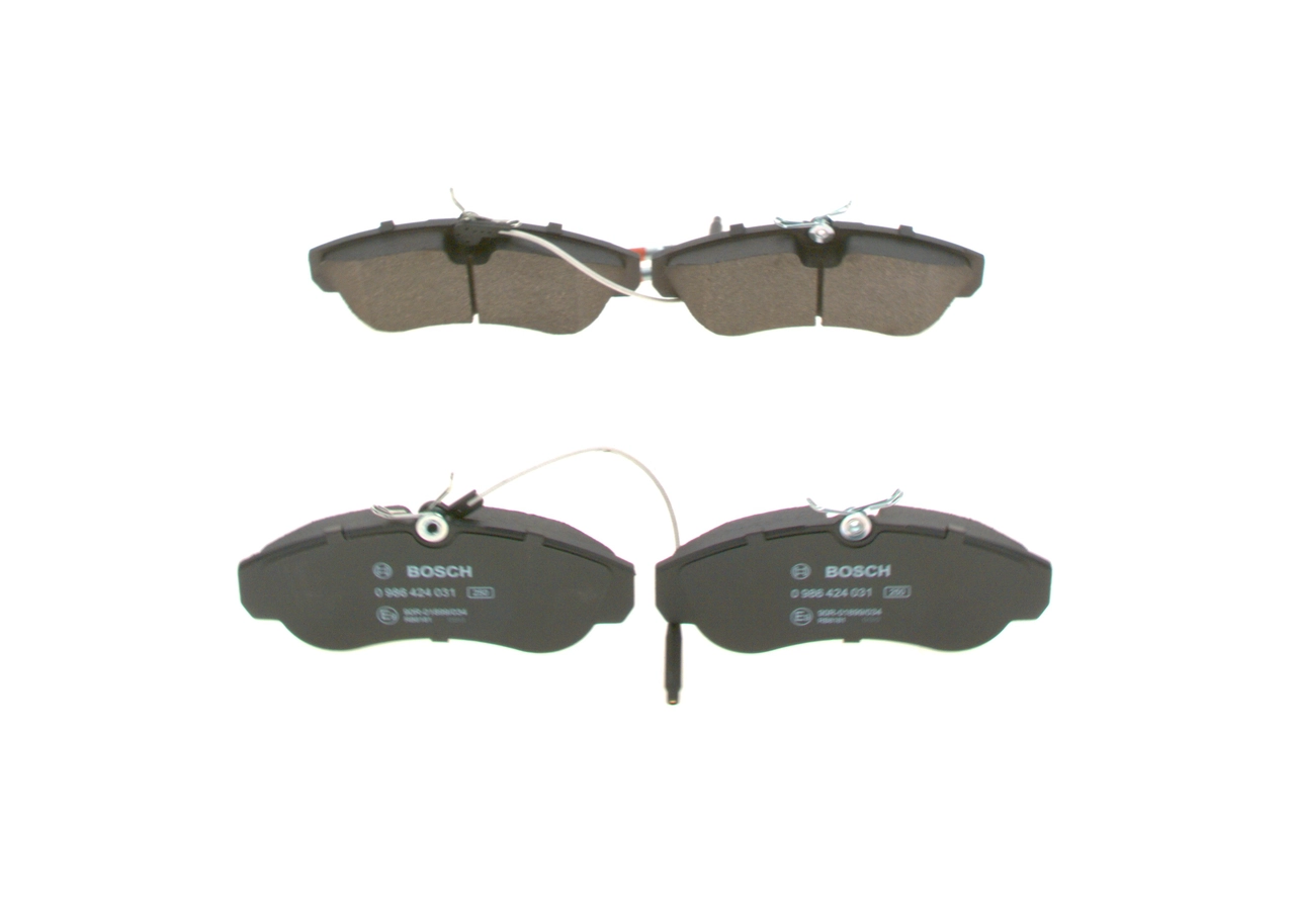 Купить 0986424031 Bosch Колодки тормозные