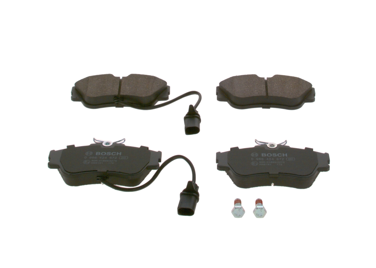 0986424672 Bosch Колодки передние