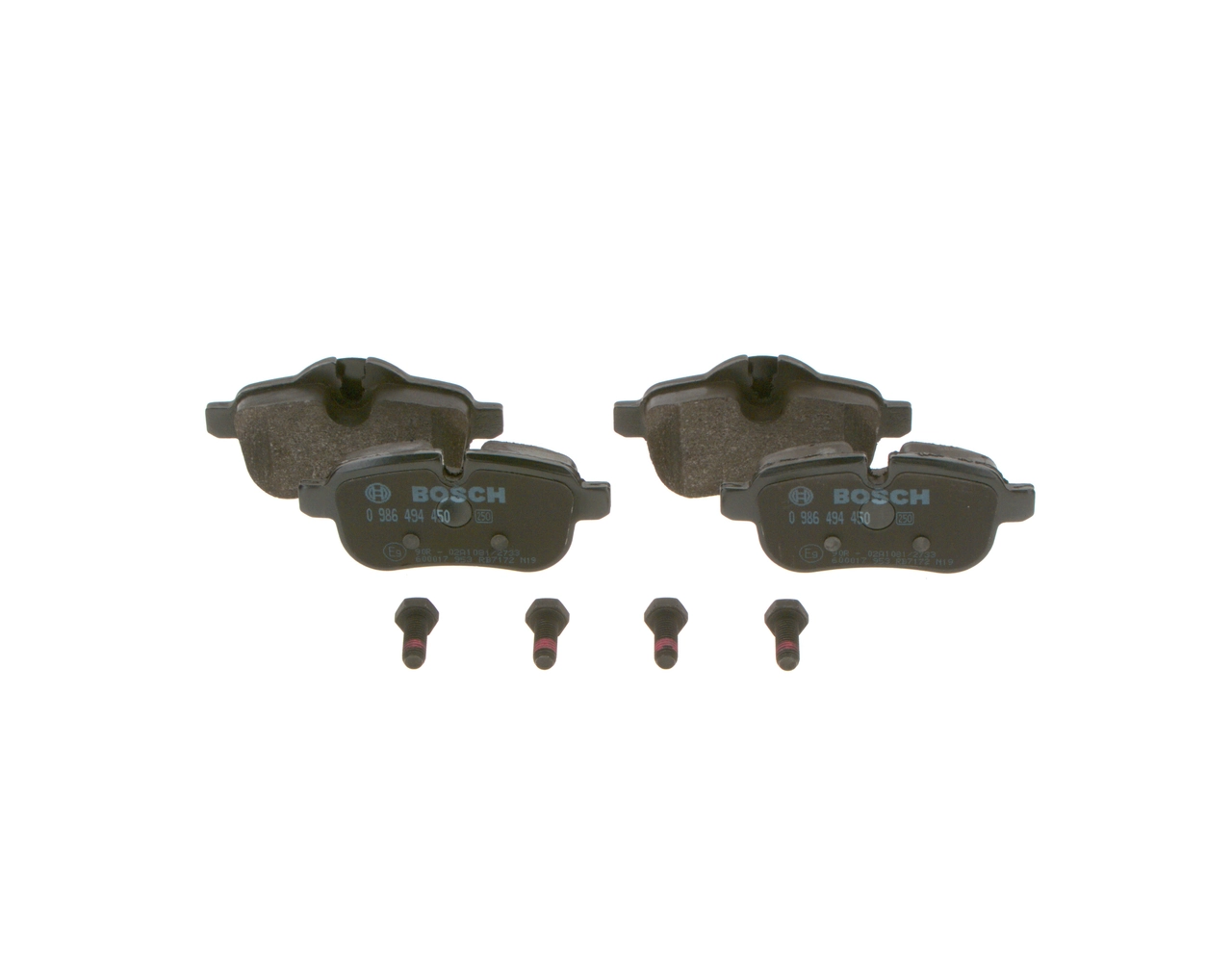 Задние дисковые колодки Bosch 0986494450