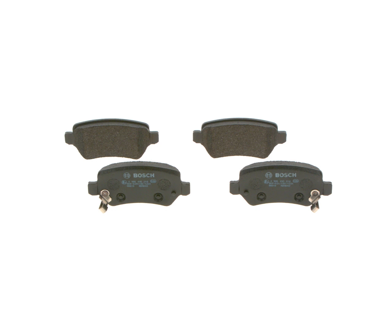 Задние тормозные колодки 0986495218 Bosch