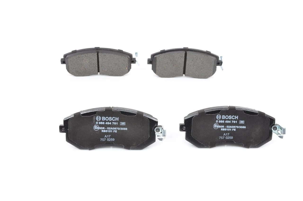 Купить 0986494761 Bosch Колодки тормозные